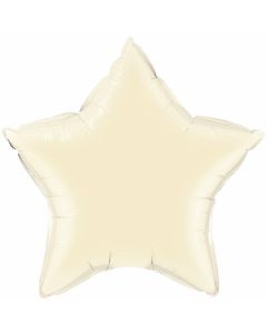Star 20 Inch Foil Balloon - Ivory Pearl (54806Q)