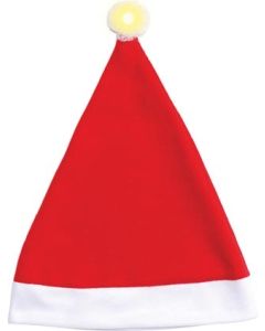 Santa Hat With Led Lights (C1740)