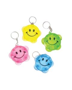 Smiley Keychain - Pack 4 - Party Favour (E2232)