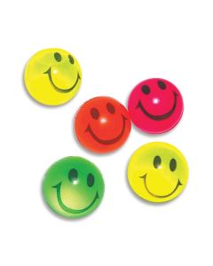Smilery Bouncing Balls Pack 5 - Party Favours (E2235)