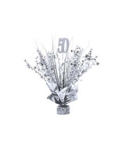 50 Number Silver Star Spray / Pick Onion (E3176)