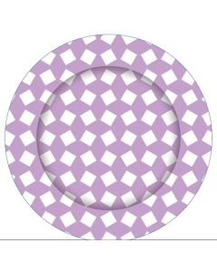 Lavender Lilac Printed - Plates (E3539)