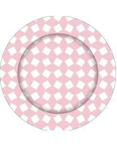 Blush Pink Printed - Plates (E3527)