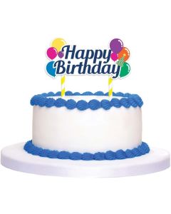Cake Topper - Birthday (E4110)