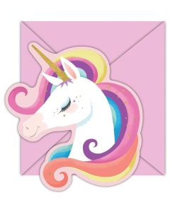 Unicorn Party - Invite Pak 8 (E4940)