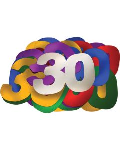 Giant Confetti - 30th Birthday 30 Pack (E4030)