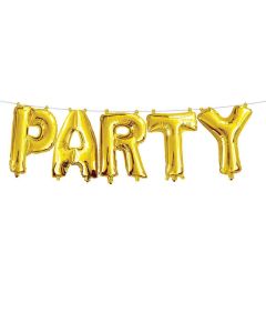 Party - Gold - Foil Balloon Banner (E4332 )