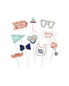 Baby Shower Photo Prop - 10 Pack (E5465)