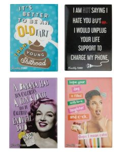 Rectangle Magnet Frankly Funny (E5802)