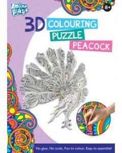 Peacock 3d Puzzle Mix Game (E5978)