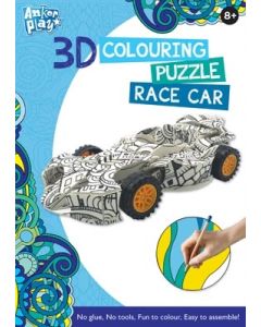 Race Car 3d Puzzle Mix Game (E5982)