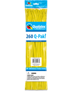 260Q Bag 50 - Citrine Yellow- Latex Balloons (55177Q)