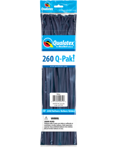 260Q Bag 50 - Navy - Latex Balloons (57212Q)