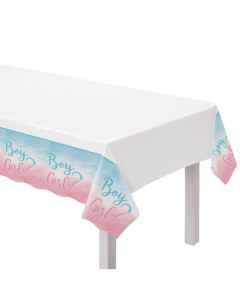 The Big Reveal Plastic Table cover (Baby Reveal) (572703AM)