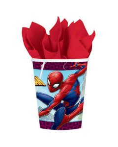 Spider-Man Webbed Wonder - Cups 266ml (Pack of 8) (581860AM)