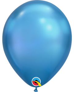 Blue Chrome - 28cm (11 Inch) Latex Balloon (58272Q)