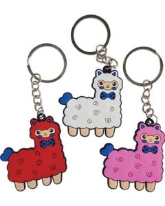 Llama Keyrings Pack 3 - PArty Favours (E6766)