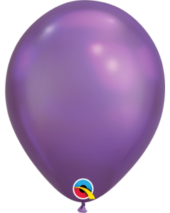 Purple Chrome - 28cm (11 Inch) Latex Balloon (58274Q)