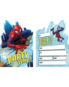Spiderman Invites(Pack of 8) (E7336)