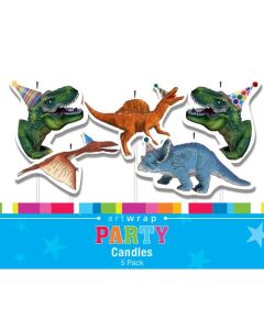 Dinosaur - Candles Pack 5 (E7226)