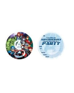 Marvel Avengers Party - Invites(Pack of 8) (E7335)