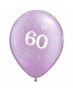60-A-Round Lavender Pearl - 28cm (11 Inch) Latex Balloon (60-08)