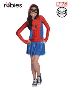 Spider-Girl Hoodie Dress Child Costume (RUB610232)