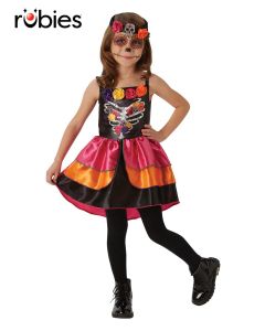 Sugar Skull Day Of The Dead Child Costume (RUB630708)