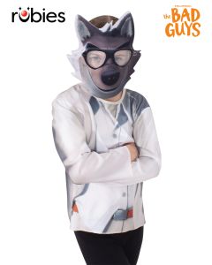 Bad Guys Mr Wolf Costume Top and Mask Child Costume (RUB6326P)