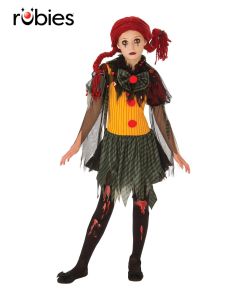 Zombie Girl Clown Child Costume (RUB641127)