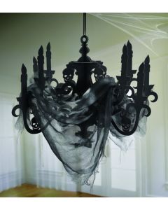 Haunted Mansion Cardboard Candelabra & Gauze Decoration (670455AM)