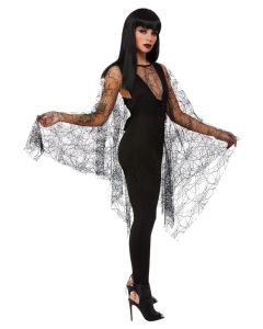 Spider Web Lace Poncho (SM68019)