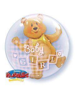 Baby Girl - 24 Inch Double Bubble Balloon (68647Q)