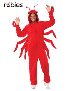 Lobster Furry Onesie Adult Costume (RUB701077)