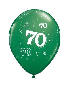 70-A-Round Green Pearl - 28cm (11 Inch) Latex Balloon (70-06)