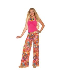 Hippie Paisley Pants - XS/S Size 6-10 - Adult Costume (74762)