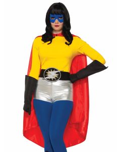 Superhero Cape - Red - Adult Costume (76489F)