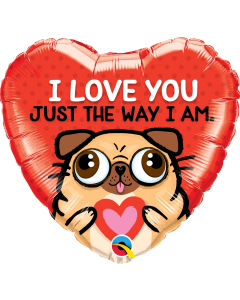 I Love You Just The Way I Am - 18 Inch Foil Balloon (78551Q)