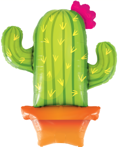 Potted Cactus - 39 Inch Foil Balloon (78652Q)