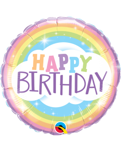 Happy Birthday Rainbow - 18 Inch Foil Balloon (78658Q)