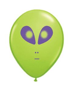 Space Alien - Lime Green - 12cm (5 Inch) Latex - Pack 100 (79711Q)