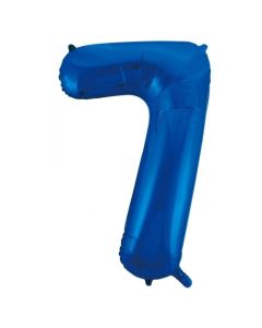 7 Saphire Blue Number - 86cm (34') Foil Balloon (7BlueA)