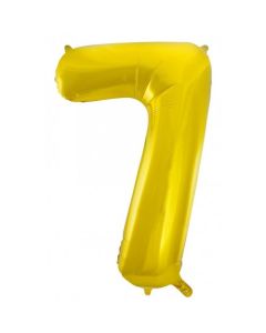 7 Gold Number - 86cm (34') Foil Balloon (7GoldA)