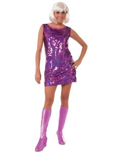 Pink Mod Girl - Standard - Adult Costume (RUB810080STD)