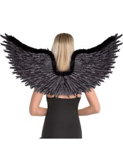 Dark Angel Wings Faux Feathers (8403555.56AM)