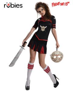 Jason Cheerleader Secret Wishes Corset Adult Costume (RUB881574)