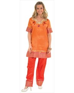Bollywood Leading Lady Orange - Small - Adult Costume (RUB889517S)