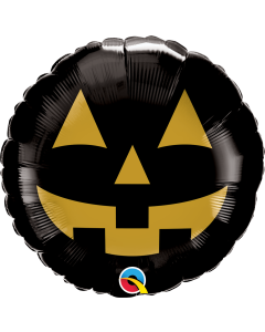 Jack Face Black And Gold - 18 Inch Foil Balloon (89832Q)