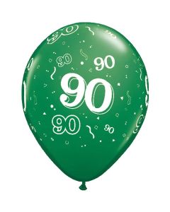 90-A-Round Green Pearl - 28cm (11 Inch) Latex Balloon (90-06)