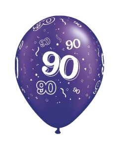 90-A-Round Purple Pearl - 28cm (11 Inch) Latex Balloon (90-13)